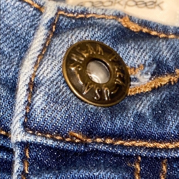 Sneak Peek Size 3 High Rise Black Blue Skinny Jeans - Picture 12 of 14